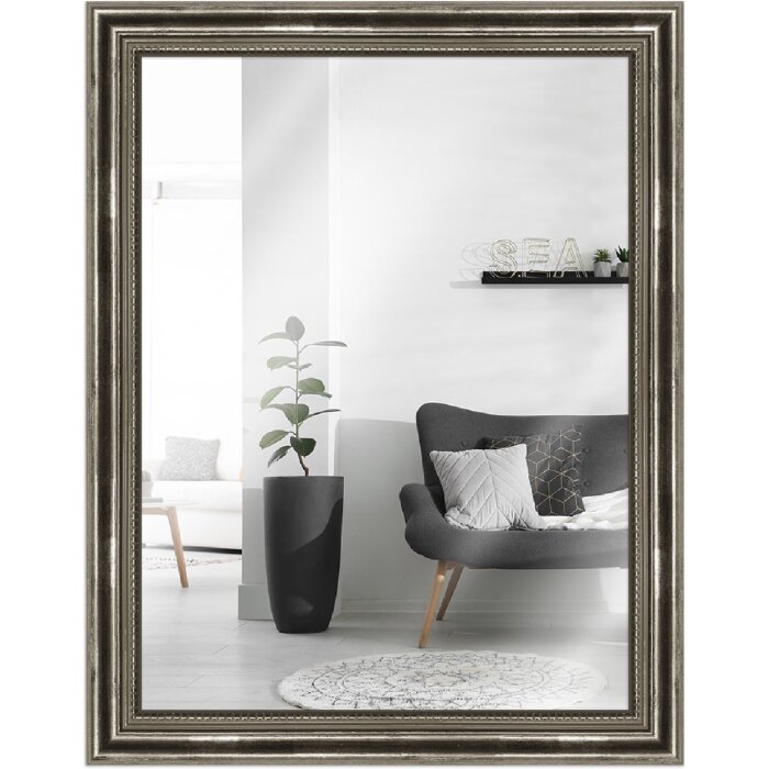 Miroir mural MendeFrames H450 Antique argent 59,4x84,1 cm