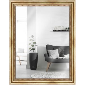 Miroir mural H450 Antique – Cadre en bois massif...