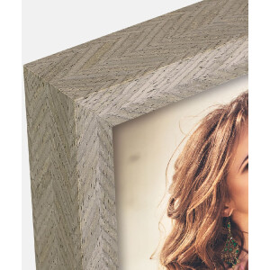 ZEP Rodex Cadre Photo Portrait en Bois, Brun ou Gris, Tailles Choissables