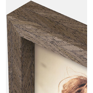 ZEP Rodex Cadre Photo Portrait en Bois, Brun ou Gris, Tailles Choissables