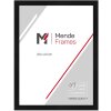 Cadre Photo Bois Massif MendeFrames H430 Noir 50x75 cm Verre Trempé