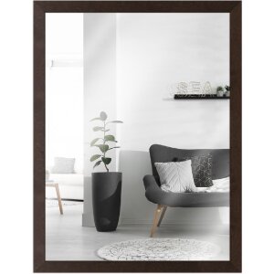 Miroir mural MendeFrames H430 Classique noyer 50x65 cm