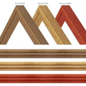 MendeFrames Cadre Photo H410 Campagnard Cerisier 10x30 Verre Antireflet