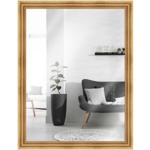 Miroir mural H410 style chalet en bois massif