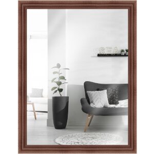 Miroir mural H410 style chalet en bois massif