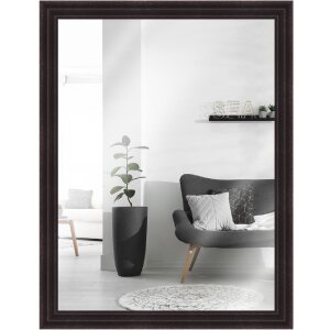Miroir mural H410 style chalet en bois massif