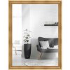 Miroir mural H410 style chalet en bois massif