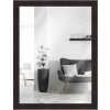 Miroir mural H410 style chalet en bois massif