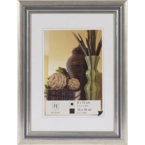 Henzo cadre en bois Artos 13x18 cm argenté
