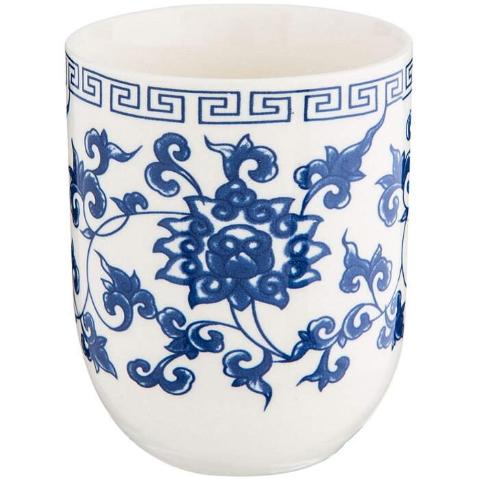 Gobelet en céramique bleu 8 cm