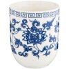 Gobelet en céramique bleu 8 cm