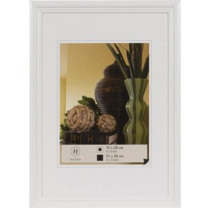 Henzo Cadre en bois Artos blanc 21x30 cm DIN A4 Cadre...