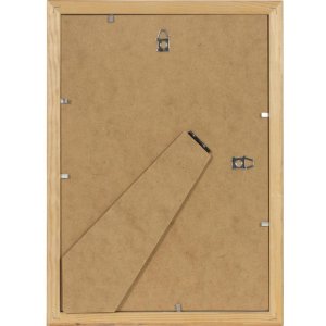 Henzo Cadre en bois Artos blanc 21x30 cm DIN A4 Cadre à documents