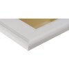 Henzo Cadre en bois Artos blanc 21x30 cm DIN A4 Cadre à documents