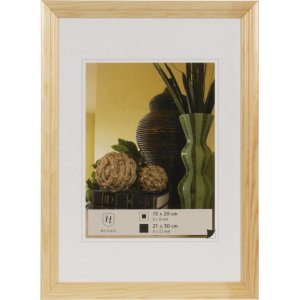Henzo Cadre en bois 21x30 cm nature DIN A4 Cadre pour...