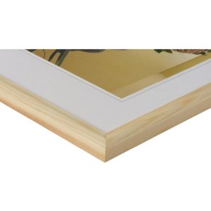 Henzo Cadre en bois 21x30 cm nature DIN A4 Cadre pour documents officiels