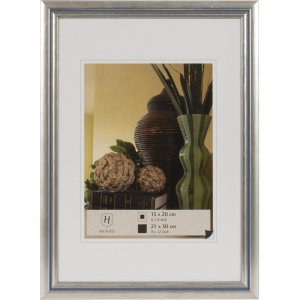 Henzo cadre en bois Artos 21x30 cm argenté DIN A4...