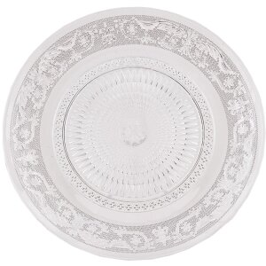 Clayre & Eef 6GL0223 Assiette en verre 23 cm