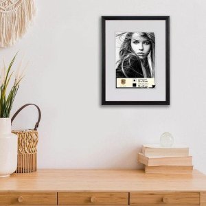 30x45 cm Cadre Artos bois - noir