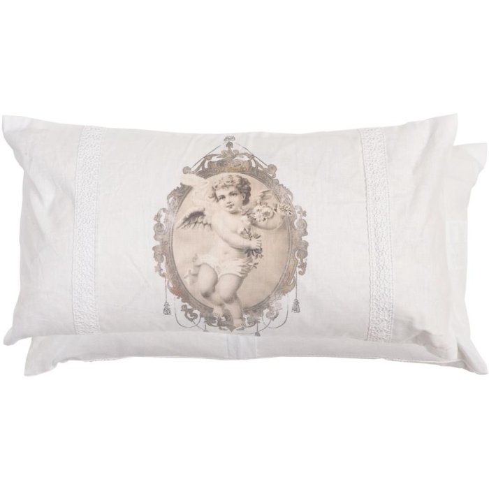 Coussin antique 25x45 cm rempli