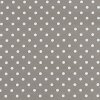 140x275 cm toile cirée en PVC gris à pois