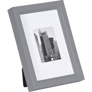 Cadre plastique 10x15 cm METALLICA - argenté