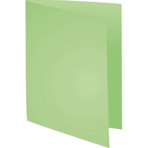 Paquet de 100 chemises en carton recyclé 250g Foldyne Forever, pour format A4 vert tilleul