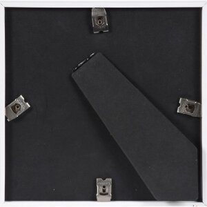 Cadre plastique 20x20 cm METALLICA - blanc