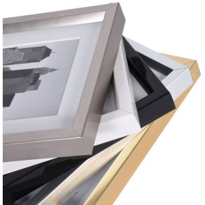 Cadre plastique 20x20 cm METALLICA - or