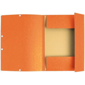 Chemise avec élastique, 3 rabats et impression dorganisation en carton Manila 355g, pour format A4 Couleurs assorties