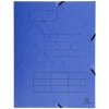 Chemise avec élastique, 3 rabats et impression dorganisation en carton Manila 355g, pour format A4 Couleurs assorties