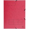 Chemise avec élastique, 3 rabats et impression dorganisation en carton Manila 355g, pour format A4 Couleurs assorties