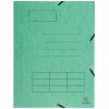 Chemise avec élastique, 3 rabats et impression dorganisation en carton Manila 355g, pour format A4 Couleurs assorties