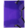 Chemise à rabats Crystal Color 3 rabats 12x16cm, DIN A6+ - Couleurs assorties