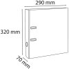Classeur A4 Premium 70mm vert pastel