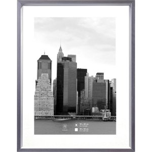 Cadre plastique Henzo METALLICA 40x50 cm gris...