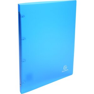 Classeur à anneaux en PP 500µ avec 4 anneaux 15mm, dos 20mm, Chromaline, pour format DIN A4 Couleurs assorties