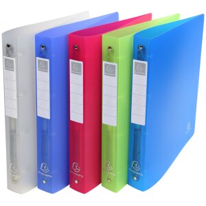 Classeur à anneaux PP 700µ 4 anneaux dos...