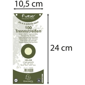 Intercalaire recyclé 190g vert