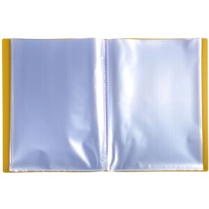 Dossier de présentation en PP souple 300µ avec 80 pochettes grainées, opaques, pour format A4 Couleurs assorties