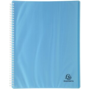 Exacompta 56172E Chemise spirale 30 pochettes Linicolor...
