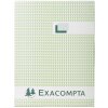 Cahier avec couverture en lin contrecollée, DIN A4, 150 feuilles, 110g, quadrillé