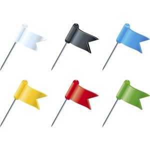 Drapeaux de marquage, boîte blister de 20...