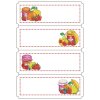 autocollants de fruits multicolores de la série vario