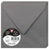 Enveloppe Pollen 20 pièces gris foncé 140x140 mm 120g