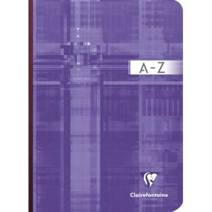 Cahier à onglets DIN A5 quadrillé