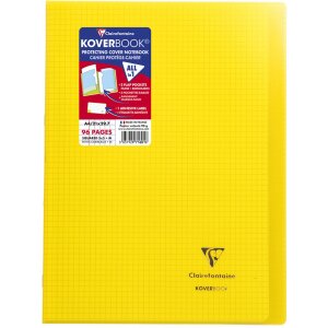 Koverbook PP Clairefontaine, DIN A4, 48 feuilles, 90g, quadrillé