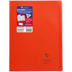 Koverbook PP Clairefontaine, DIN A4, 48 feuilles, 90g, quadrillé