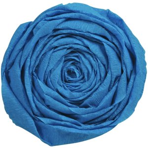 10 feuilles de papier crêpe enroulé en vrac bleu pétrole