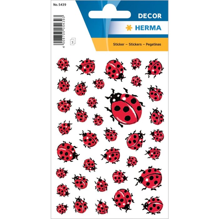 herma Stickers Coccinelle rouge de la série DECOR